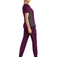 Women's Two-Pocket Mock Wrap Top - 4520 - Wine