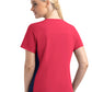 Women's Two-Pocket Mock Wrap Top - 4520 - Watermelon