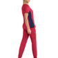 Women's Two-Pocket Mock Wrap Top - 4520 - Watermelon