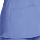 Women's Three-Pocket Mock Wrap Top - 4521 - Ceil Blue