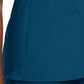 Women's Three-Pocket Mock Wrap Top - 4521 - Caribbean Blue