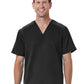 Men's Three-Pocket Wrinkle-Resistant V-Neck Top