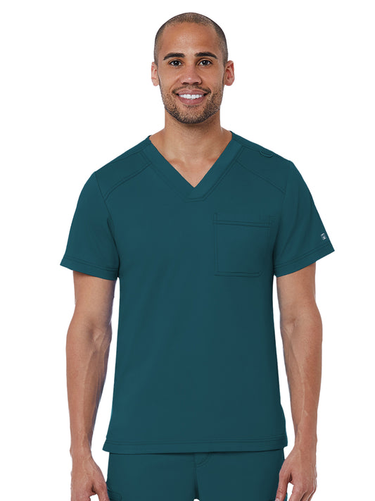 Men's One-Pocket V-Neck Top