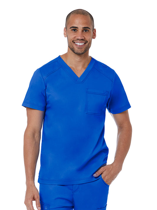 Men's One-Pocket V-Neck Top