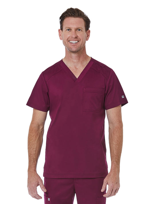 Men's One-Pocket V-Neck Top