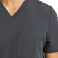 Men's V-Neck Top - 5902 - Pewter