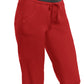 Women's Five-Pocket Contrast E-Band Pant - 6701 - Red
