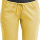 Women's Five-Pocket Contrast E-Band Pant - 6701 - Sunshine Yellow