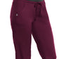 Women's Five-Pocket Contrast E-Band Pant - 6701 - Wine