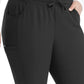 Women's Five-Pocket Mid Rise Pull-On Pant - 6901 - Black