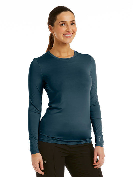 Women's Basic Long Sleeve Underscrub Tee