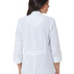 Women's 3/4-Sleeve Two-Pocket 28.5" Lab Coat - 7126 - White