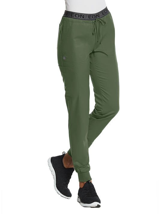 Women's Six-Pocket Full Elastic Pant