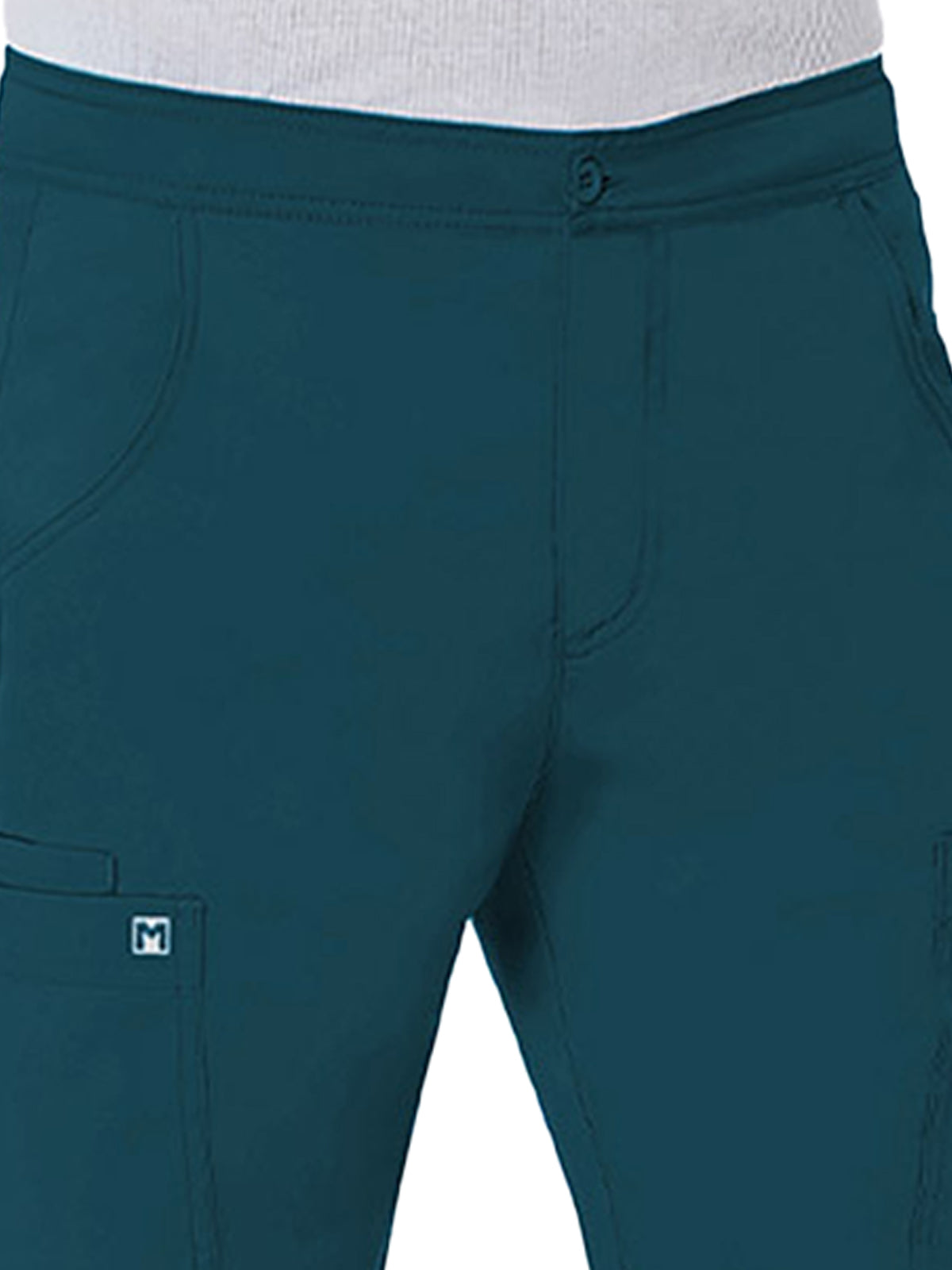 Men's Six-Pocket Half Elastic Pant