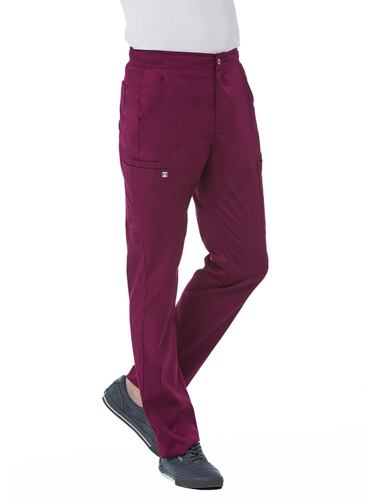 Men's Six-Pocket Half Elastic Pant