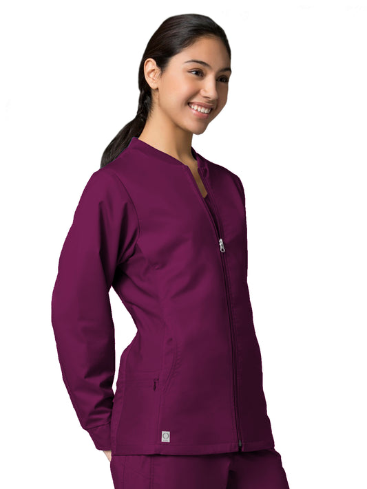 Women's Four-Pocket Sporty Mesh Jacket