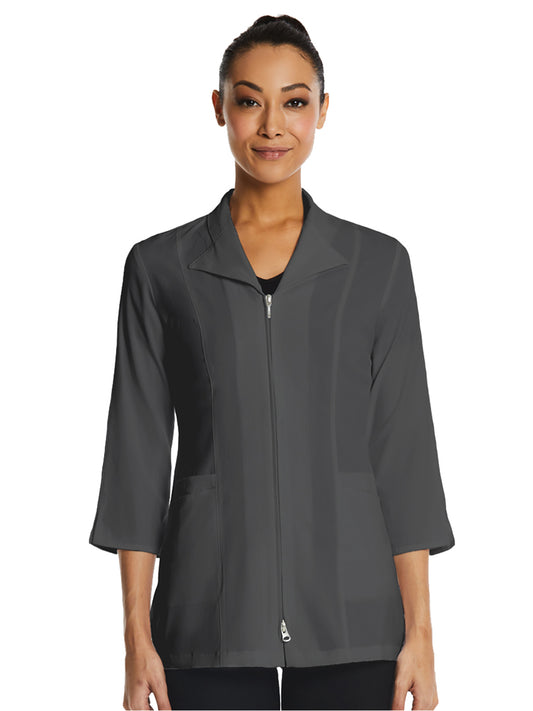 Women's Four-Pocket 3/4 Sleeve Zip Lab Jacket