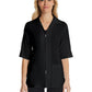 Women's Four-Pocket Maevn Smart Half Sleeve Contrast Trim Jacket