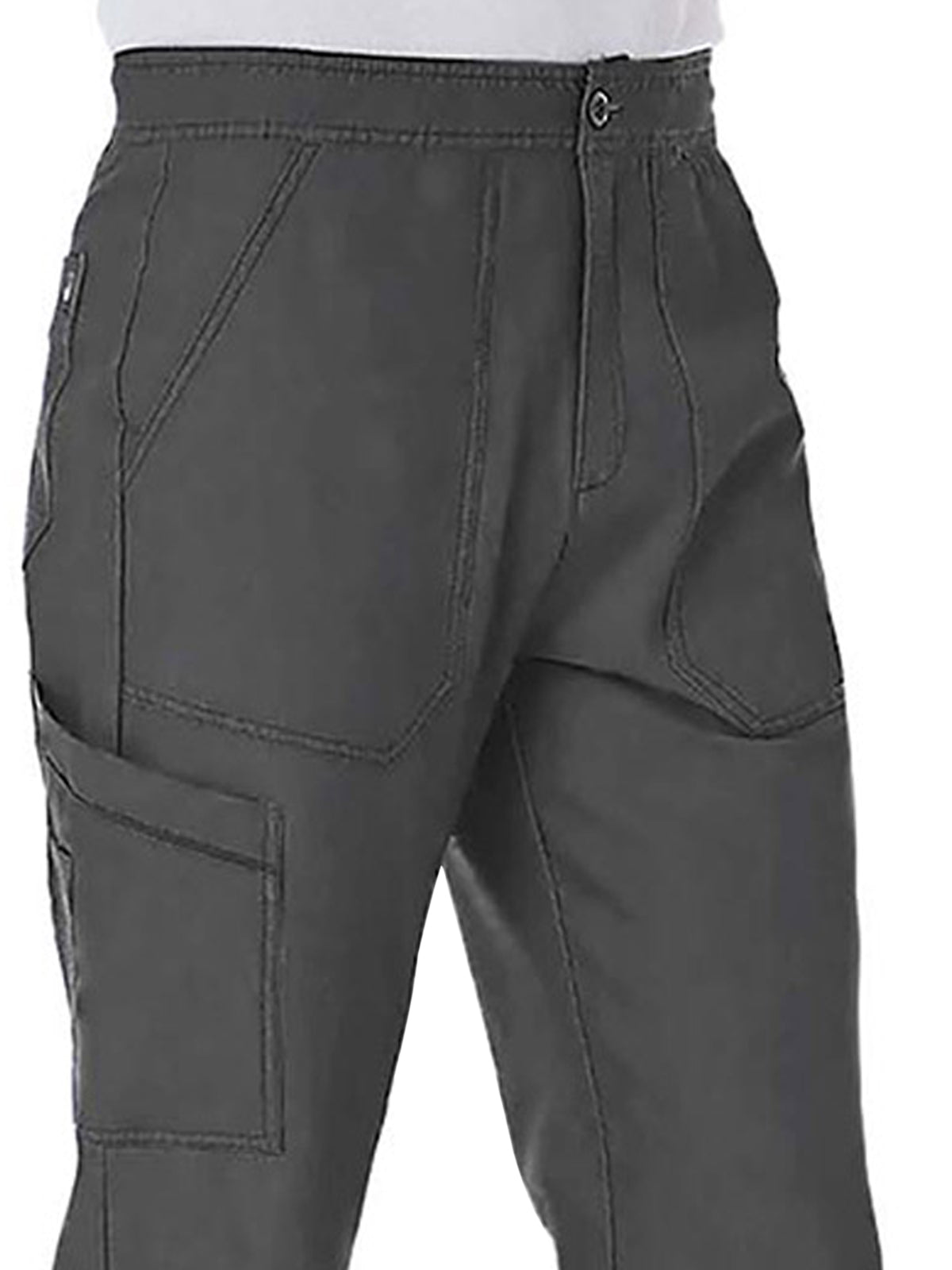 Men's Six-Pocket Half Elastic Pant