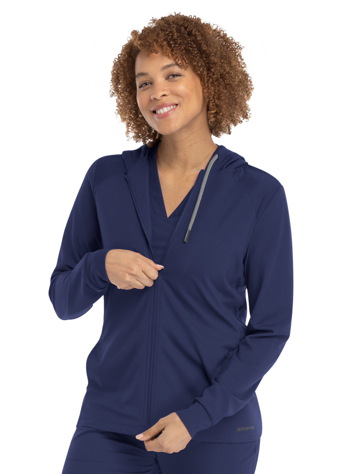 Women's Six-Pocket Zip Up Hoodie Jacket