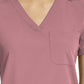 Women's Fitted One-Pocket V-Neck Scrub Top