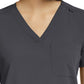 Women's Fitted One-Pocket V-Neck Scrub Top