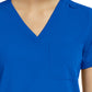 Women's Fitted One-Pocket V-Neck Scrub Top