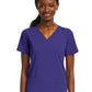 Women's Fitted Two-Pocket V-Neck Scrub Top