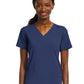 Women's Fitted Two-Pocket V-Neck Scrub Top