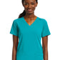 Women's Fitted Two-Pocket V-Neck Scrub Top