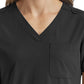 Women's Fitted Six-Pocket V-Neck Top