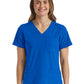 Women's Fitted Six-Pocket V-Neck Scrub Top