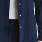 Women's Round-Neck Snap Button Scrub Jacket