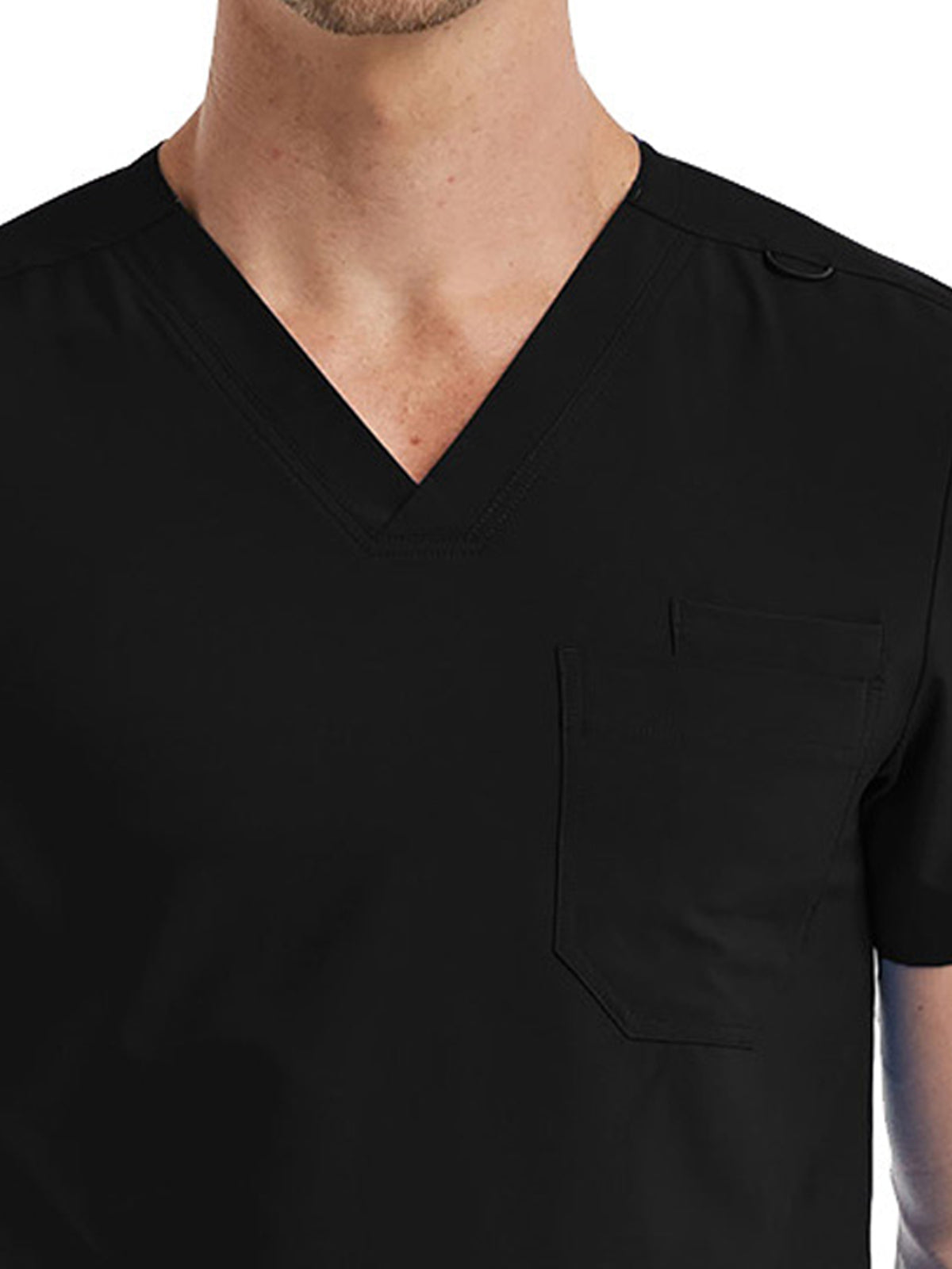 Unisex One-Pocket V-Neck Scrub Top