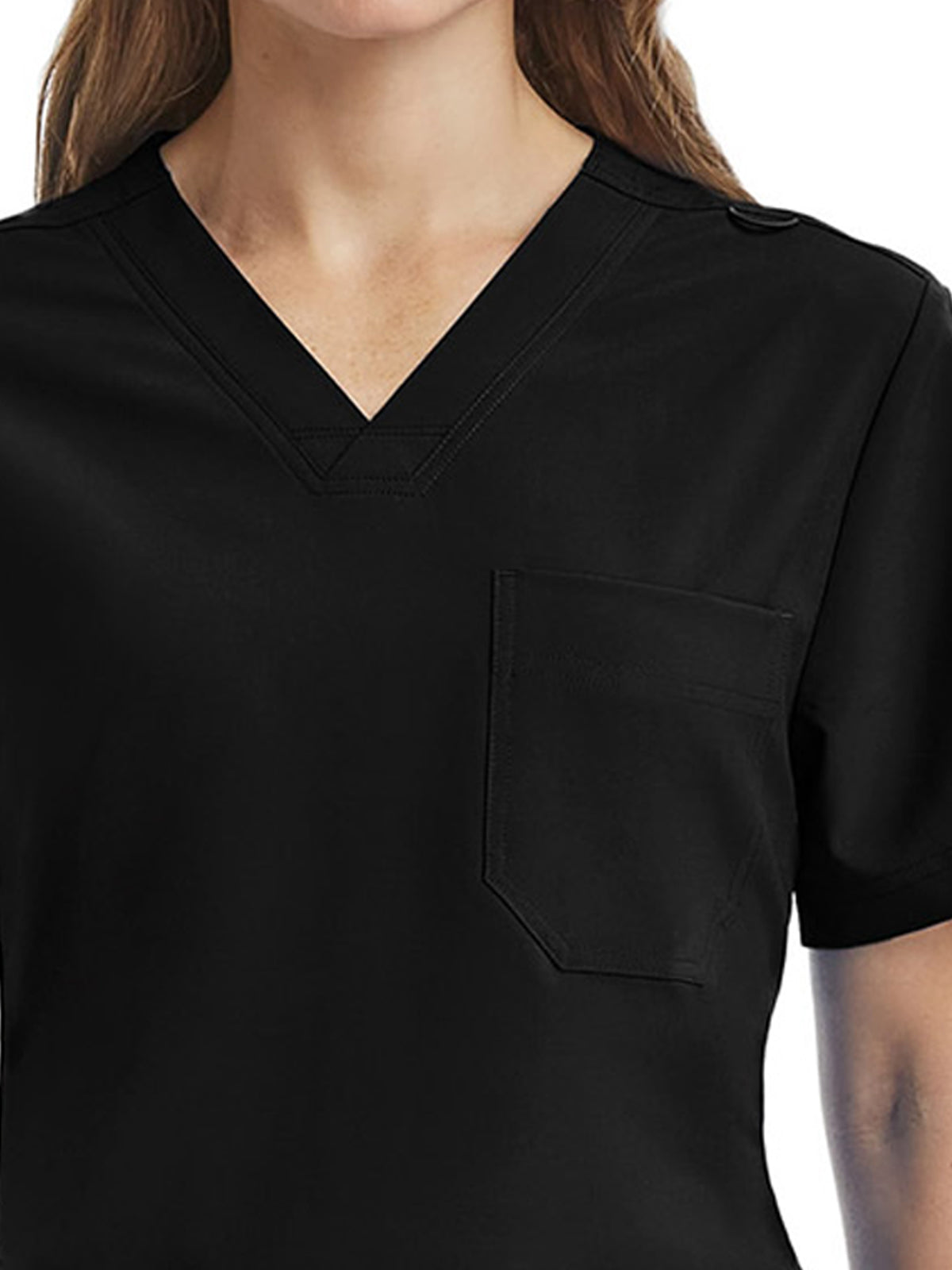 Unisex Three-Pocket V-Neck Scrub Top