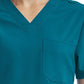 Unisex Three-Pocket V-Neck Scrub Top