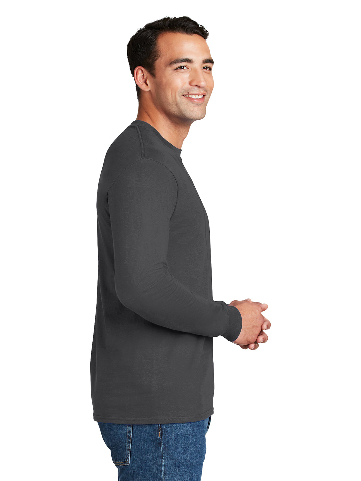 Men's Pocketless Long Sleeve T-Shirt