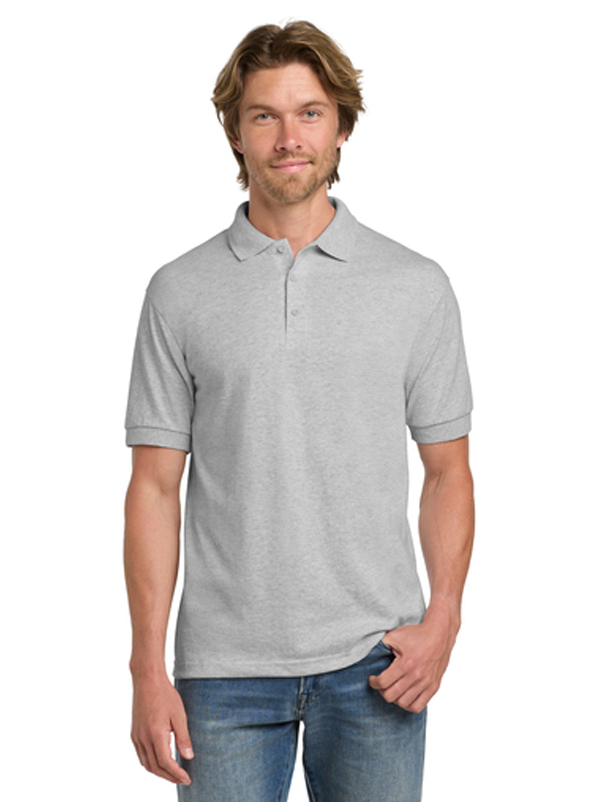 Men's Pocketless DryBlend Sport Shirt