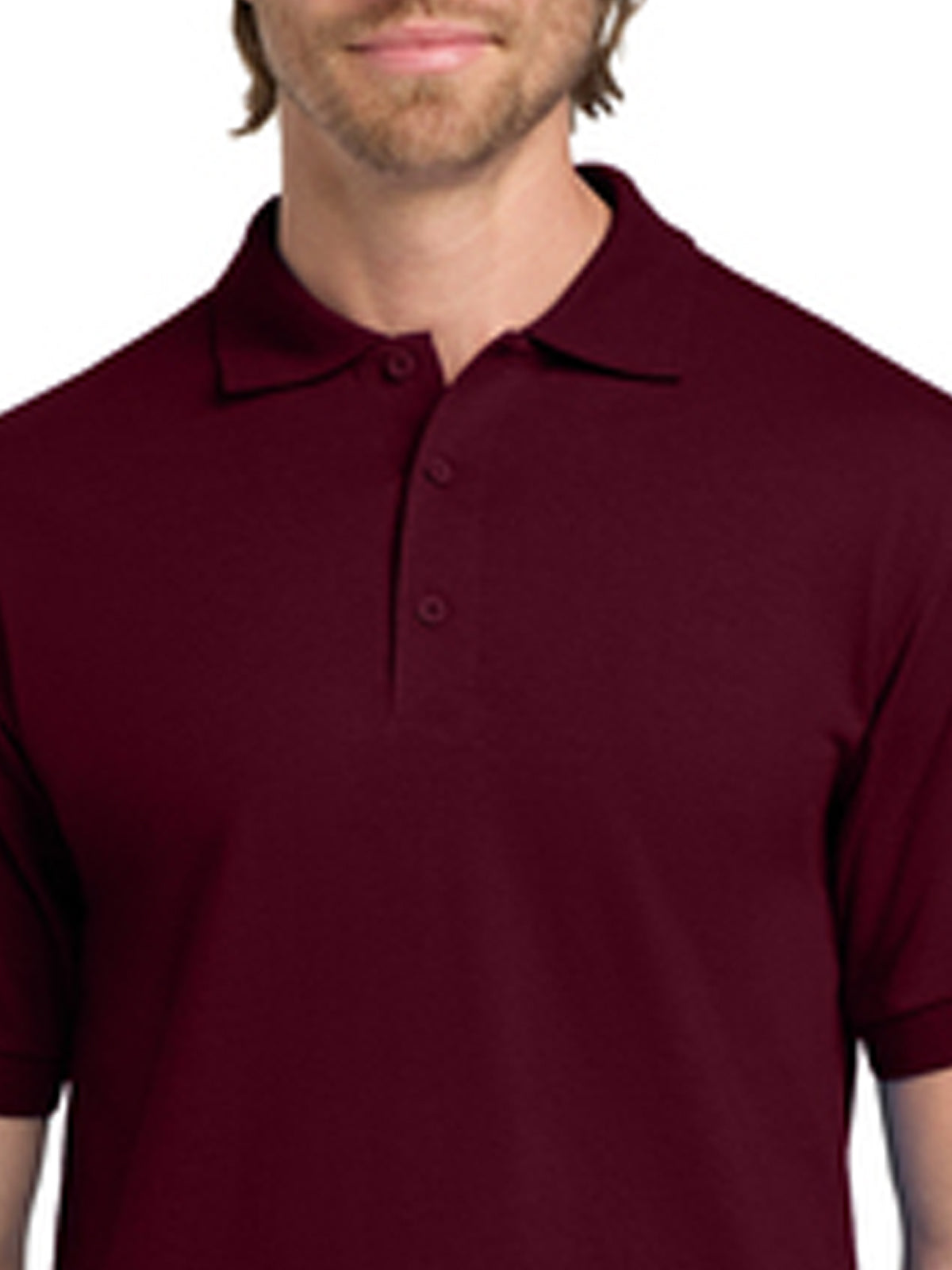 Men's Pocketless DryBlend Sport Shirt