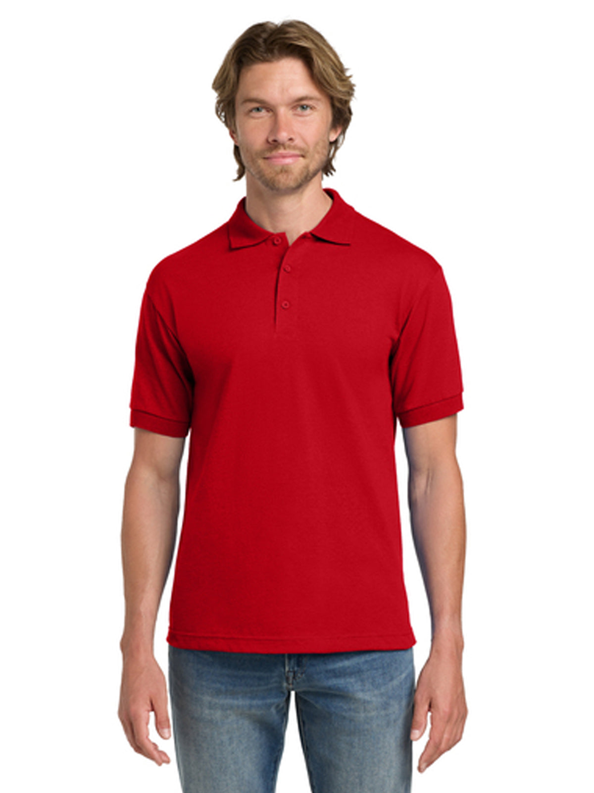 Men's Pocketless DryBlend Sport Shirt