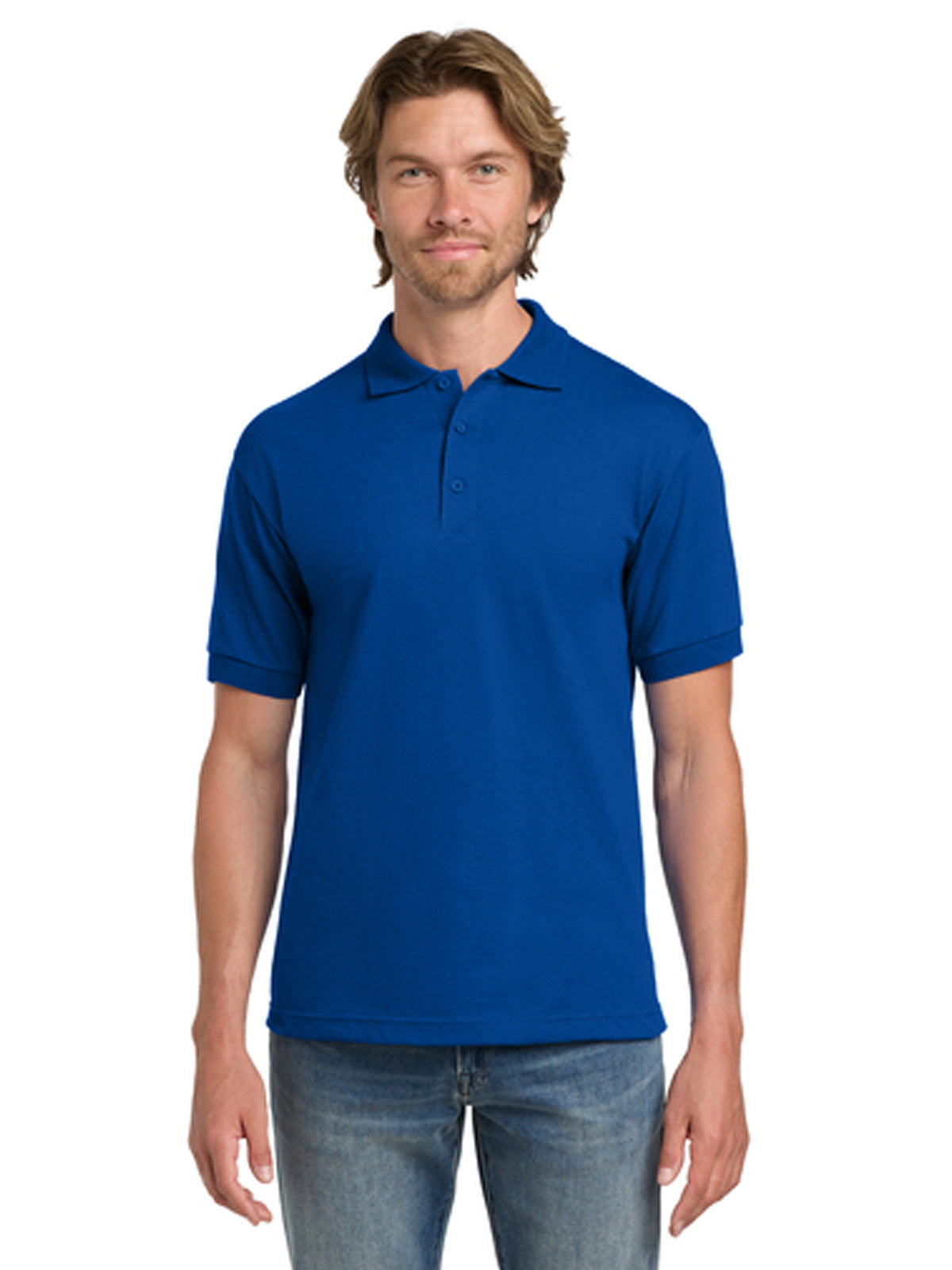 Men's Pocketless DryBlend Sport Shirt