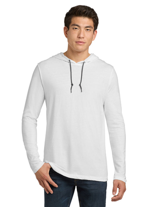 Men's Pocketless Long Sleeve Hooded T-Shirt