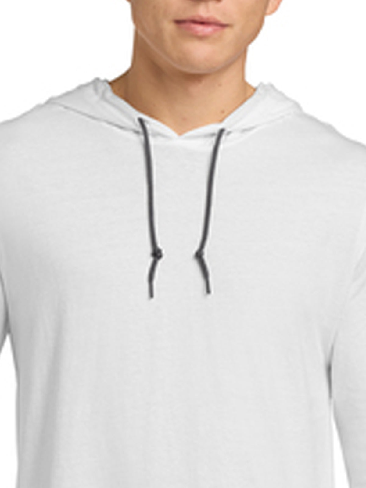 Men's Pocketless Long Sleeve Hooded T-Shirt