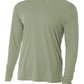 Men's Pocketless Cooling Performance Long Sleeve Tee - A4N3165 - Olive