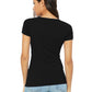Women's Slim Fit Tee - BC6004 - Black