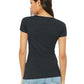 Women's Slim Fit Tee - BC6004 - Dark Grey Heather