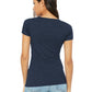 Women's Slim Fit Tee - BC6004 - Heather Navy