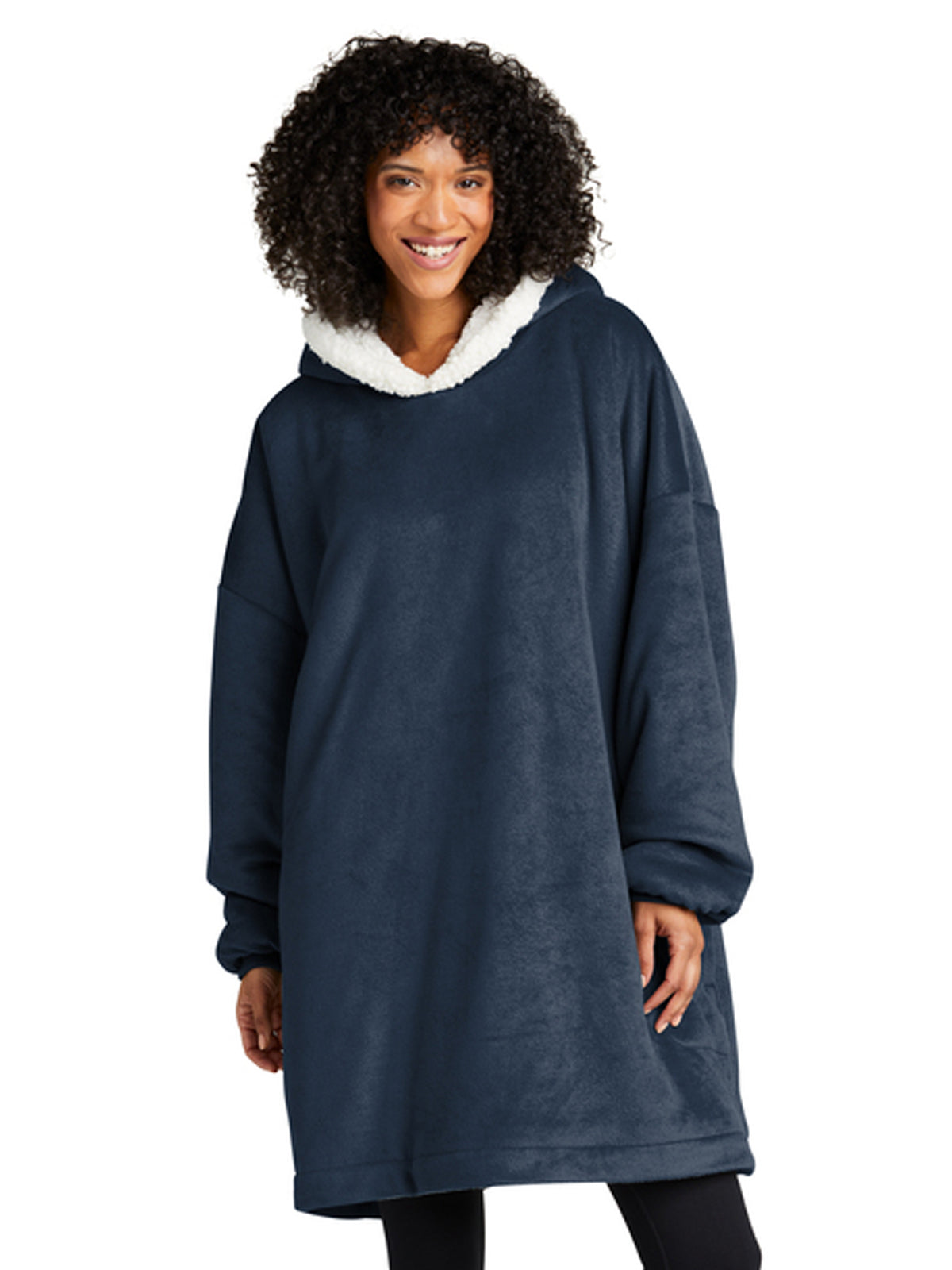 2-Pocket Wearable Blanket - BP41 - Navy Eclipse