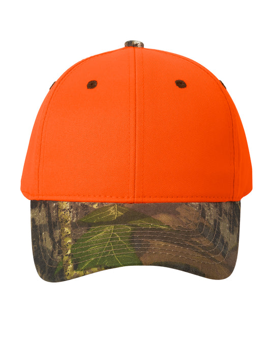 Unisex Camo Brim Cap