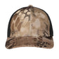Unisex Camouflage Mesh Back Snapback Cap - C892 - Kryptek Highlander/ Black